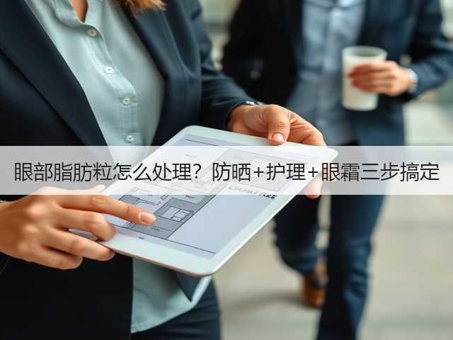 眼部脂肪粒怎么处理?防晒+护理+眼霜三步搞定(图1) 眼部脂肪粒怎么处理?防晒+护理+眼霜三步搞定(图1)