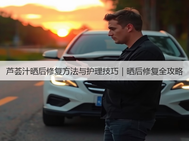 芦荟汁晒后修复方法与护理技巧｜晒后修复全攻略
