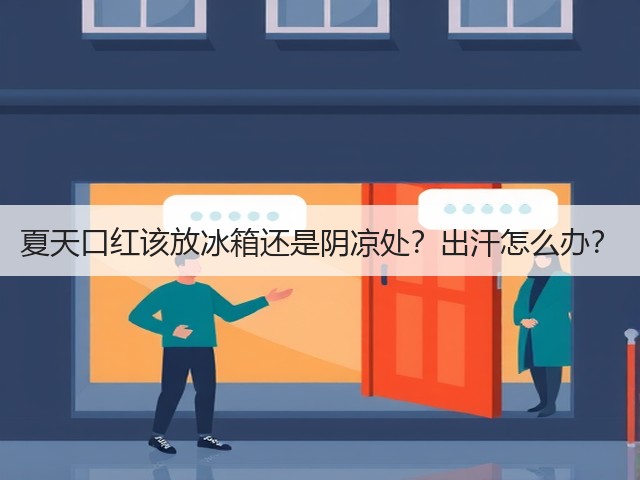 夏天口红该放冰箱还是阴凉处？出汗怎么办？(图2)