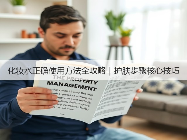 化妆水正确使用方法全攻略｜护肤步骤核心技巧(图2)