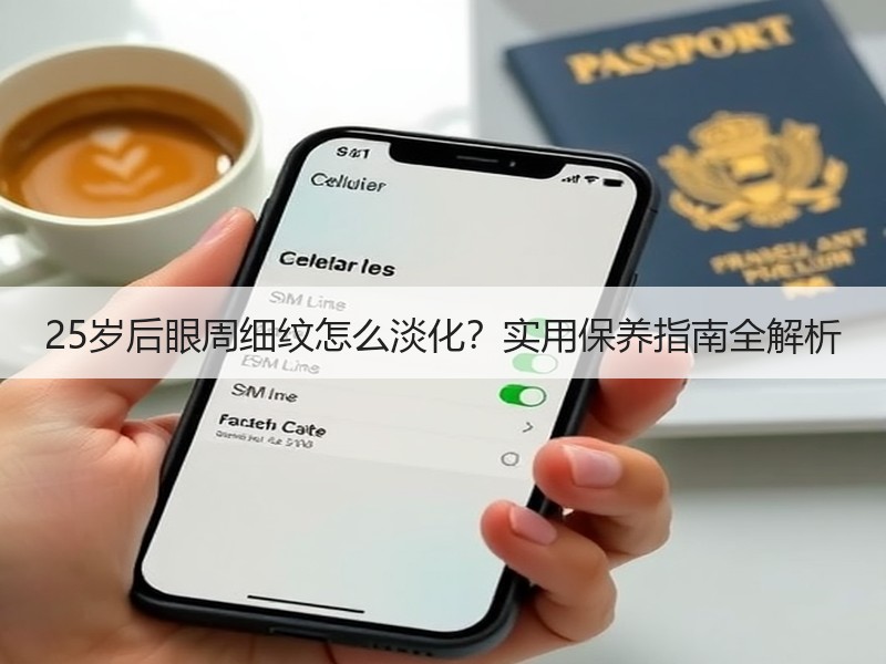 25岁后眼周细纹怎么淡化？实用保养指南全解析