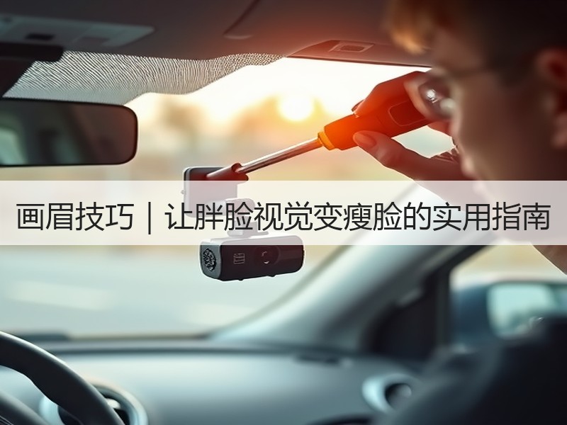 画眉技巧｜让胖脸视觉变瘦脸的实用指南